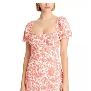 Aqua by Bloomingdales puff sleeve lined dress. XL. Never worn.